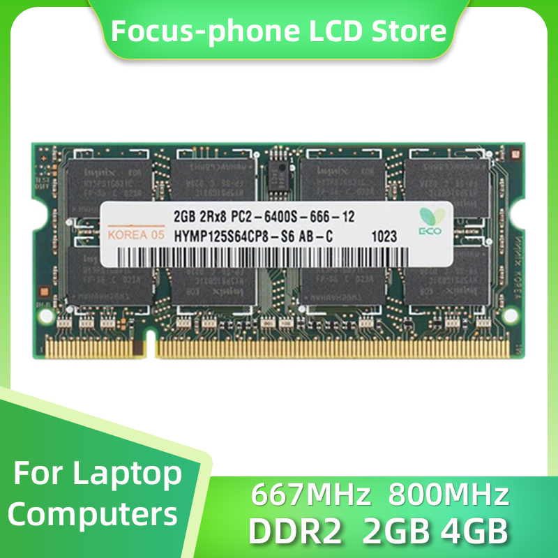 Ddr2 Ram - Memoria RAM DDR2 para portátil, 2GB,