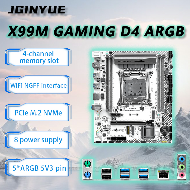 Ecc Ram Server - Placa base JGINYUE X99 LGA2011-3 M-ATX