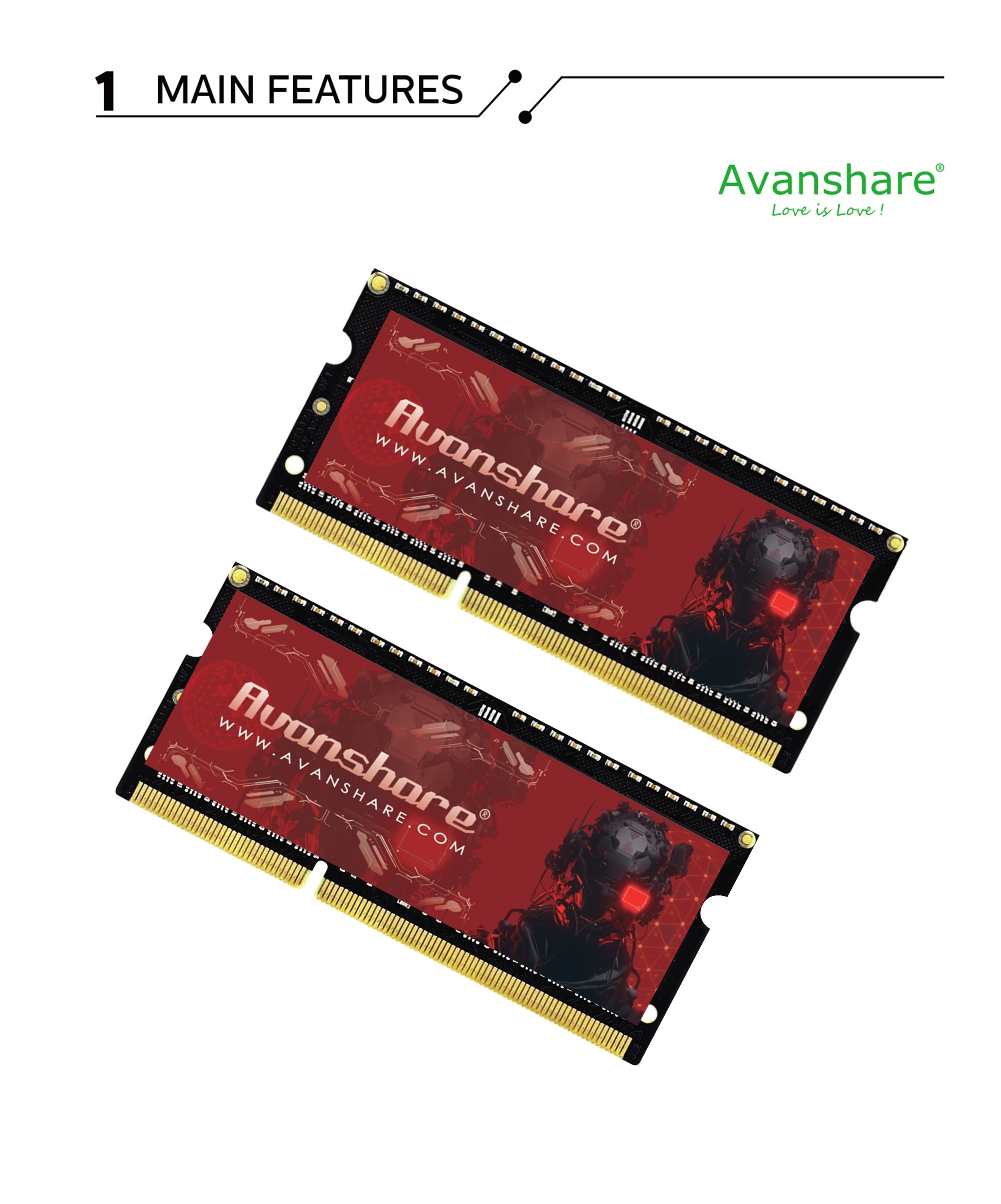 Ddr4 2400Mhz - Memoria RAM Avanshare DDR5 DDR4 DDR3