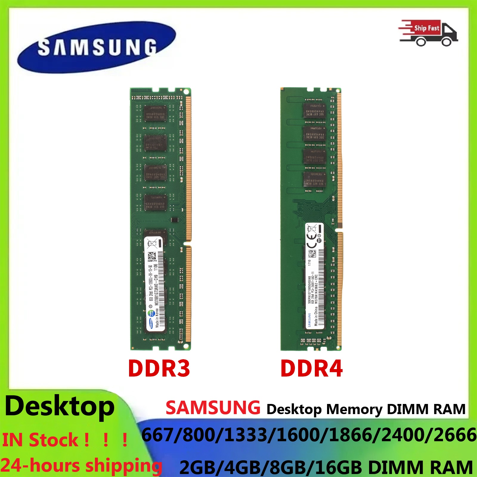 Ddr4 2400Mhz - Memoria RAM DIMM para Ordenador de
