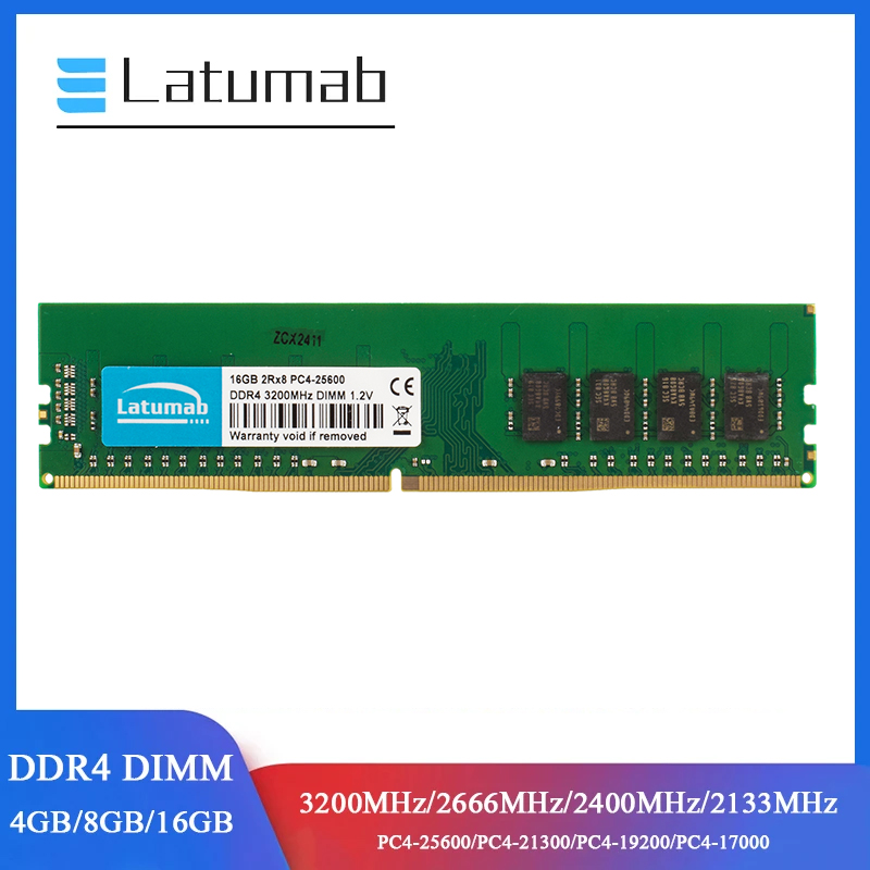 Ddr4 3200 16Gb - Latumab RAM DDR4 Memoria de escritorio