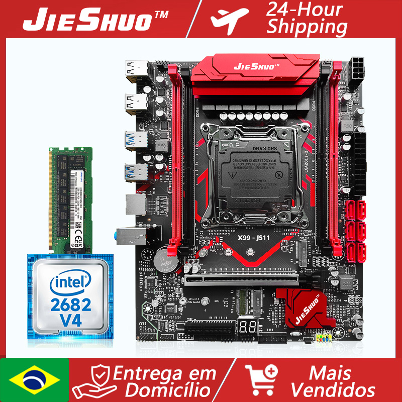 X99-JS11 LGA 2011-3 + Xeon E5- - Ddr4 16Gb reseña y precio
