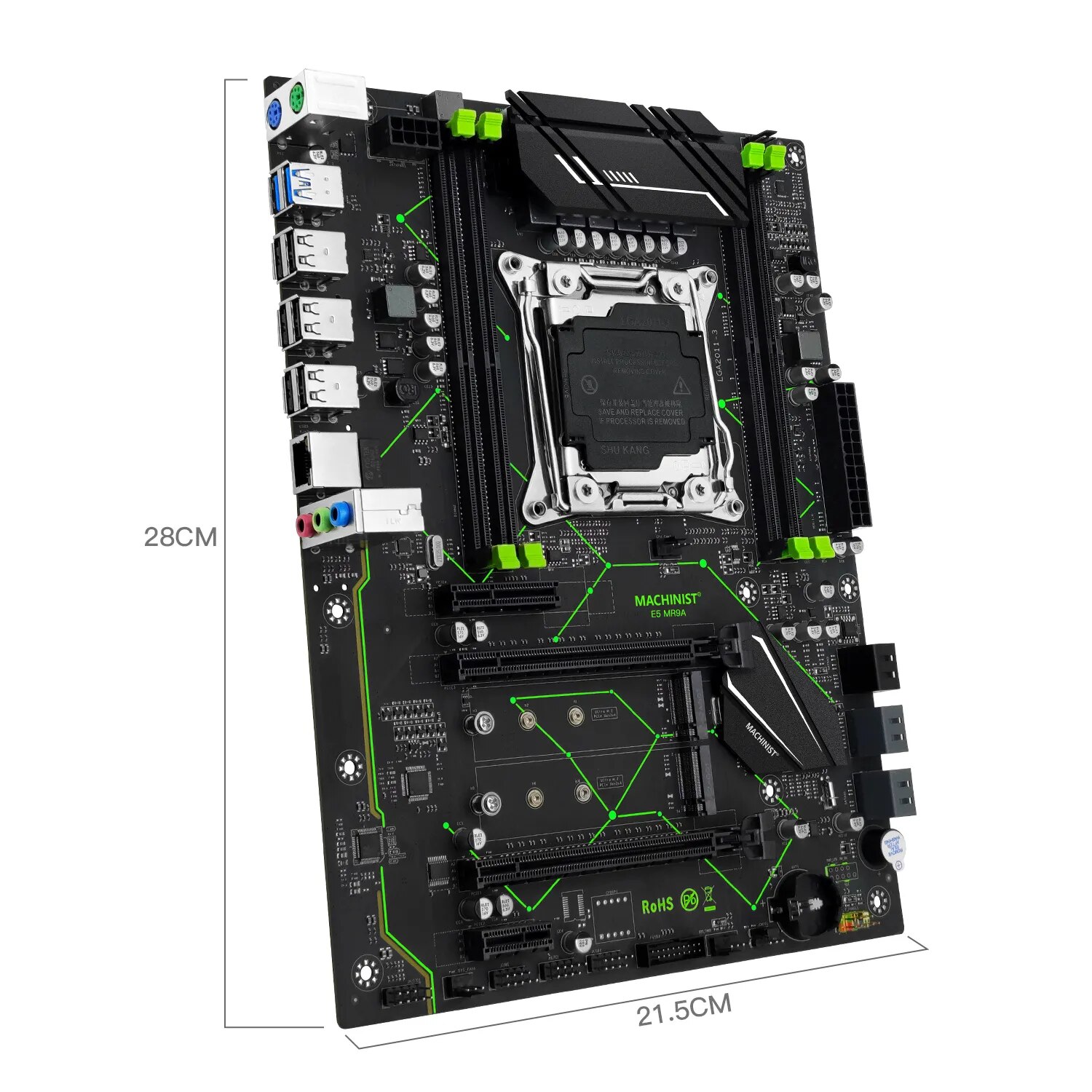 MACHINIST E5 MR9A V1.0 X99 pla - Server Memory Ddr4 reseña y precio