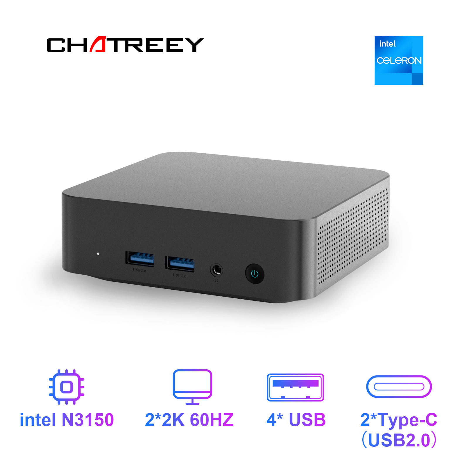 Mini PC Chatreey T9 N3150, DDR - Ddr3 8Gb reseña y precio