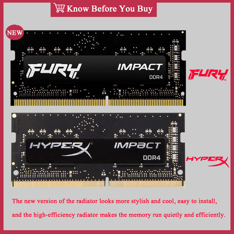 DDR4 FURY Impact RAM 16GB 8GB  - Ddr4 2400Mhz reseña y precio