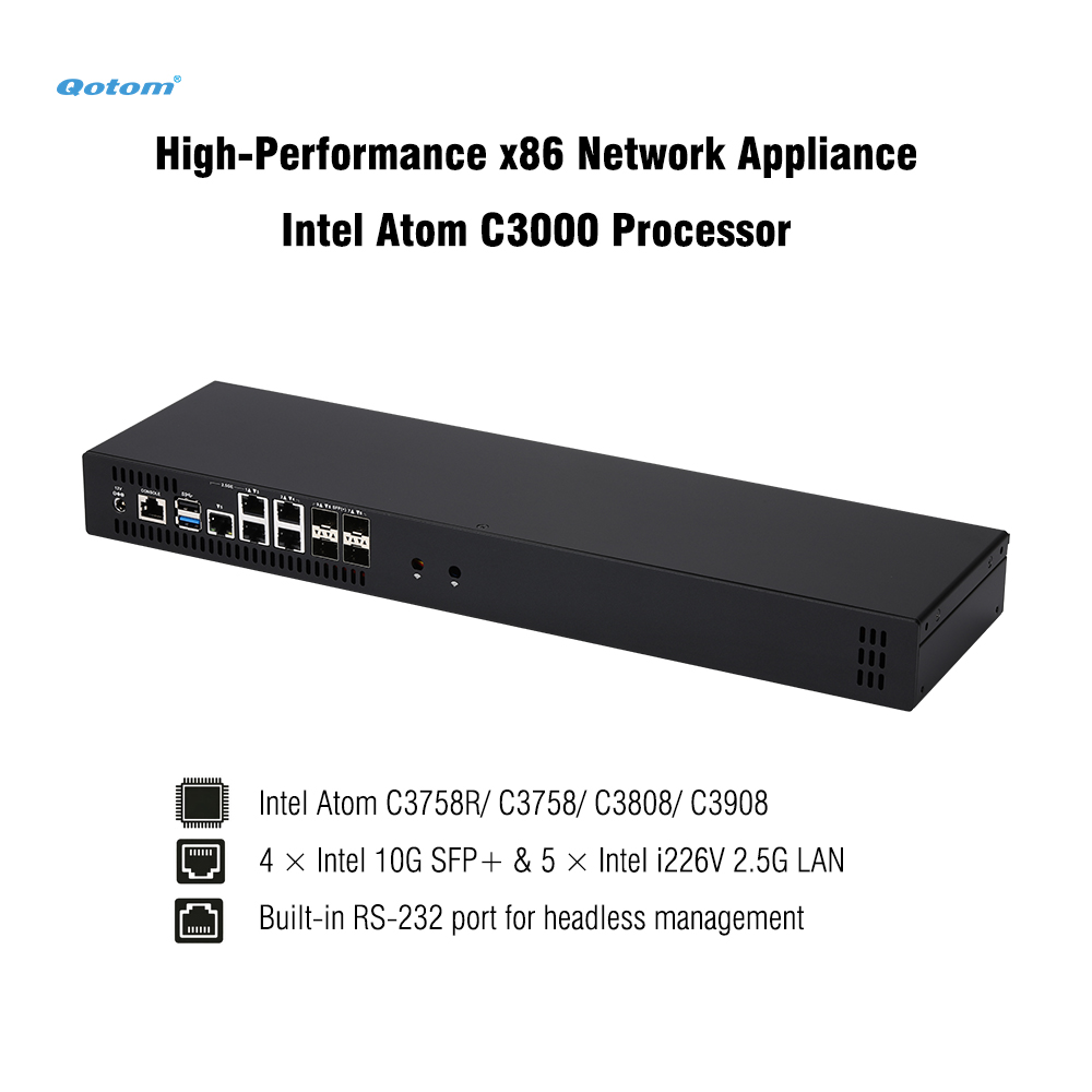 Q20300G9 1U Rack - CPU Atom C3 - Ddr4 Desktop Ram reseña y precio